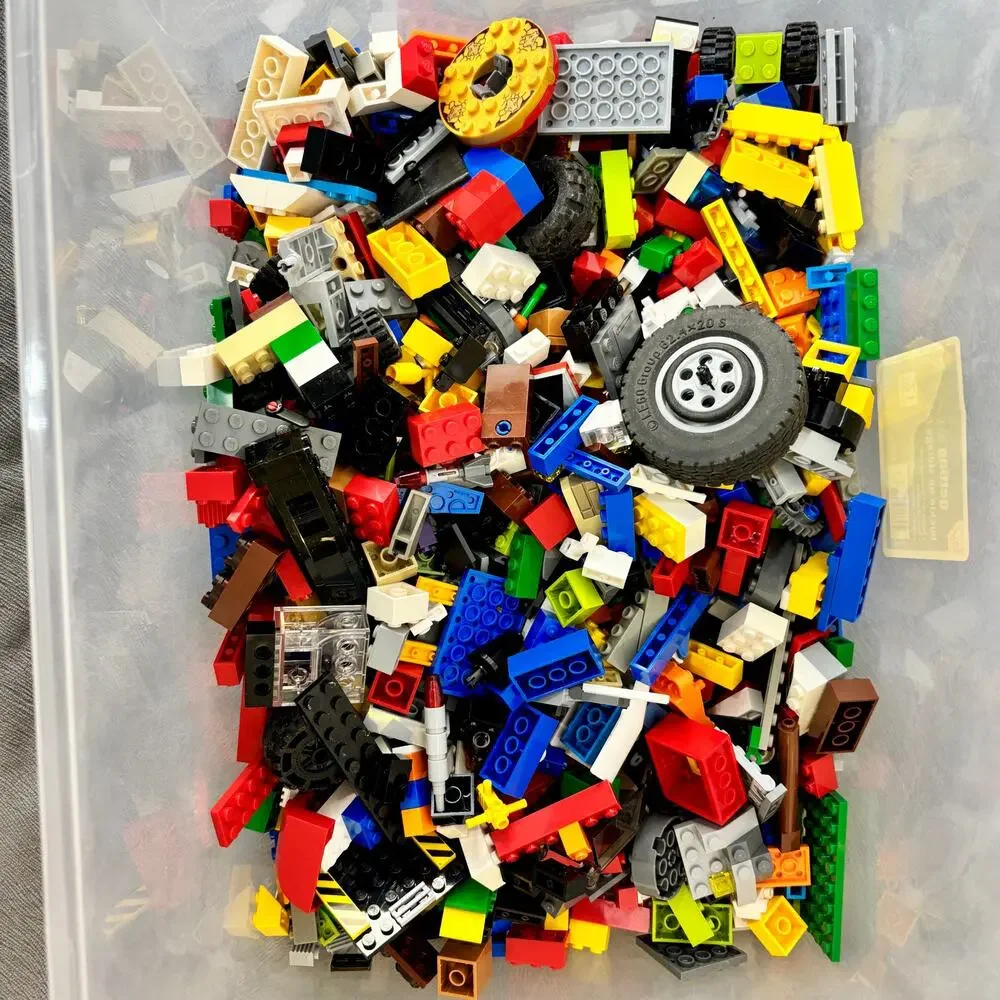 Bulk Lot of LEGO Replacement Bricks Blocks Parts 3+ Lbs. Preowned Modern